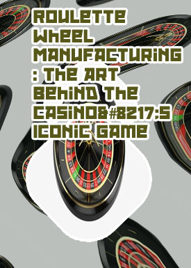 Casino quality roulette wheel for sale