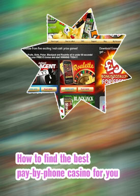 Casino you can deposit by phone bill