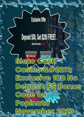 Slotocash casino no deposit bonus codes